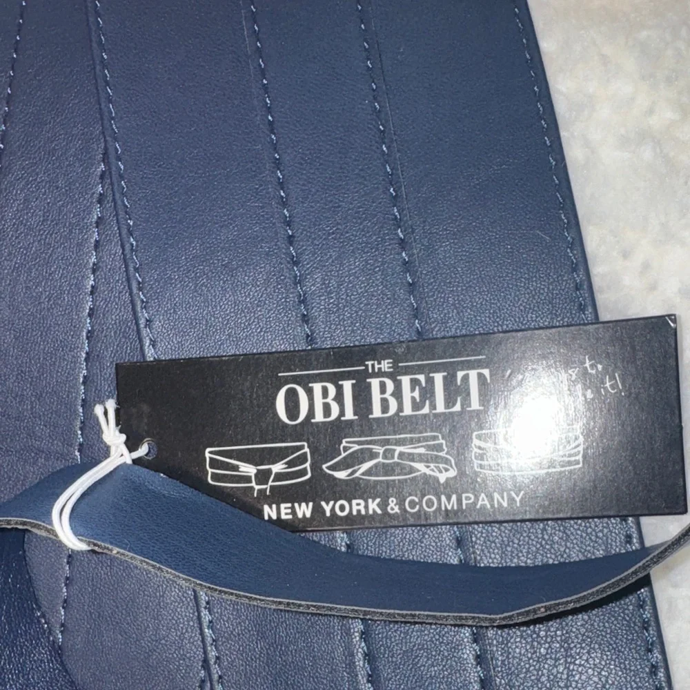 New York & Company Navy Obi Belt